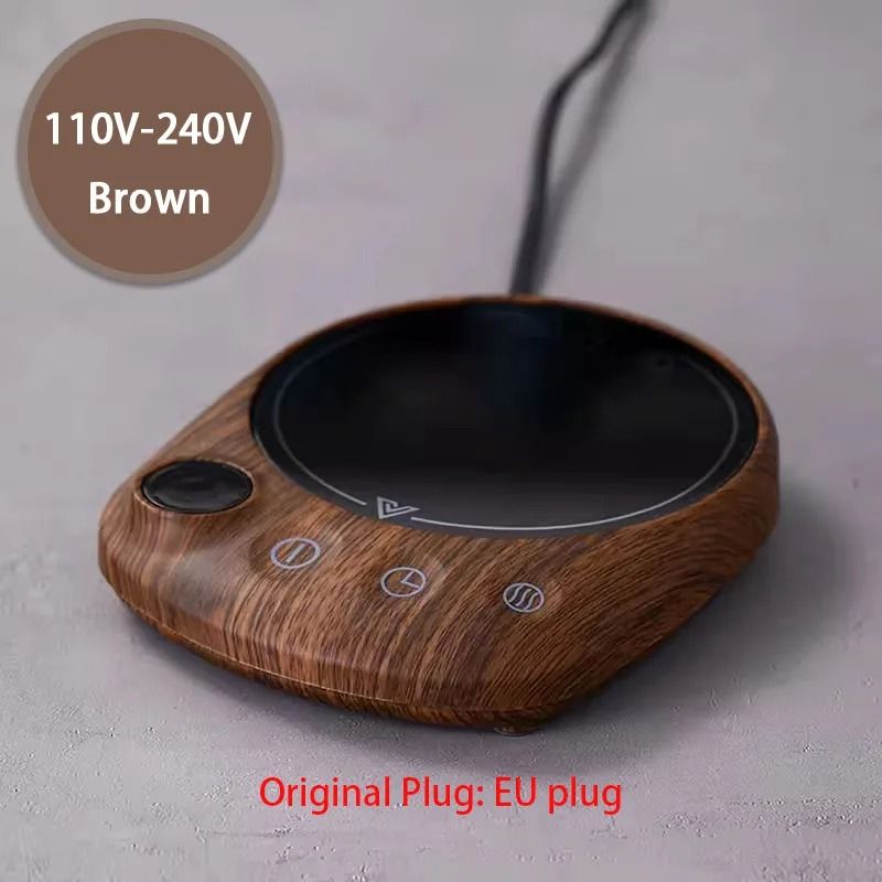 Electric Beverage Heating Plate Smart Mug Warmer with Timer and Auto Shut-Off