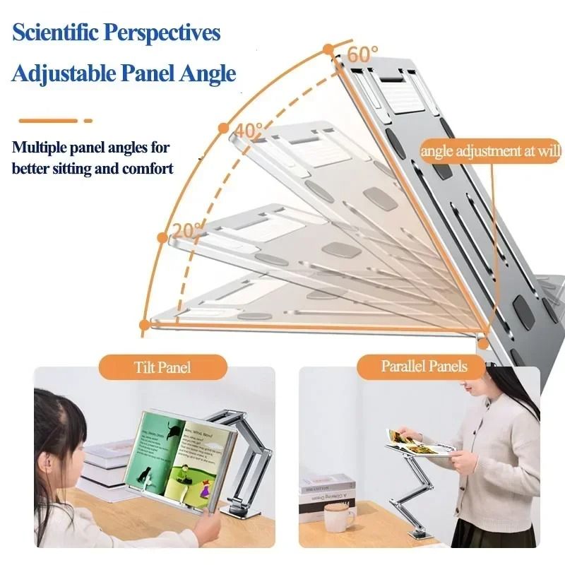 Eary Adjustable Laptop Arm Mount with 360 Rotating Desk Stand