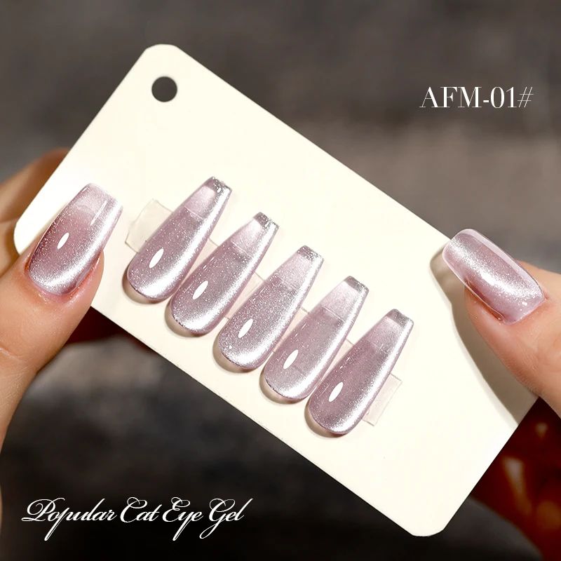 Cherry Ruby Magnetic Cat Eye Gel Nail Polish – 15ml Chameleon Red UV/LED Manicure Gel