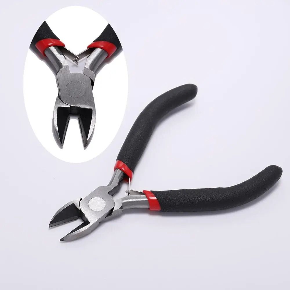 Carbon Hardened Steel Round Nose End Cutting Jewelry Making Pliers Tool