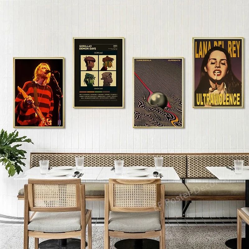 Modern Indie & Retro Music Album Aesthetic Art Print