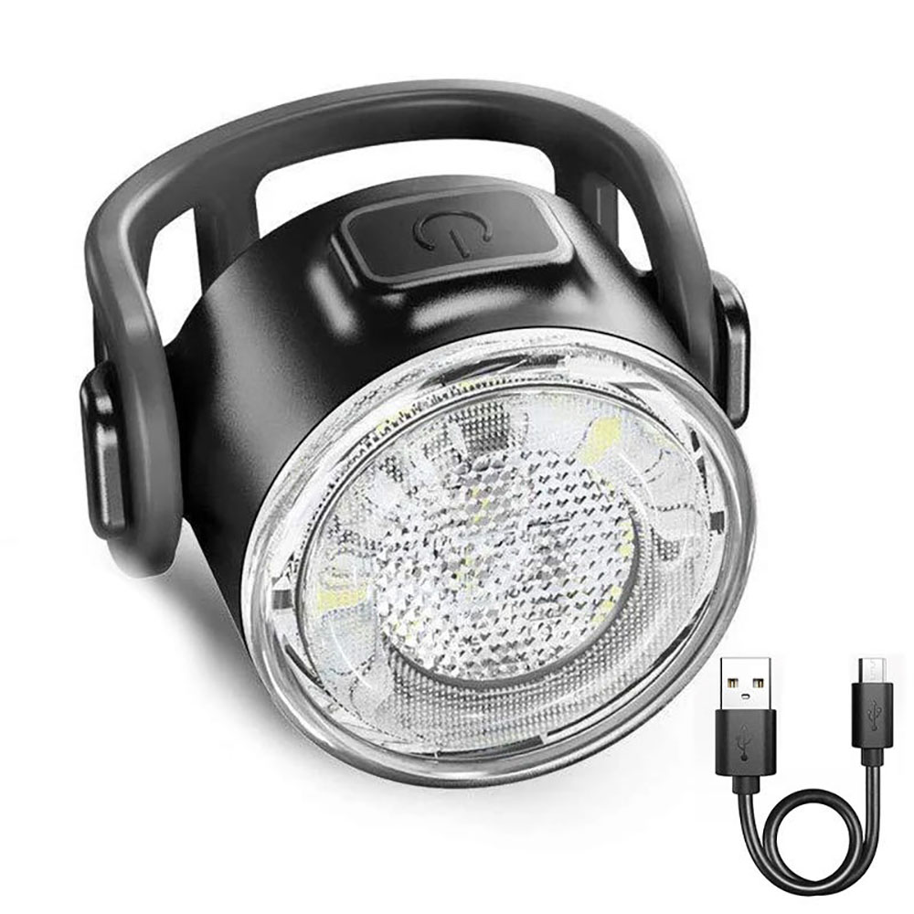 Rechargeable LED Bicycle Tail Light USB Powered, Waterproof Safety Warning Lamp for Front & Rear