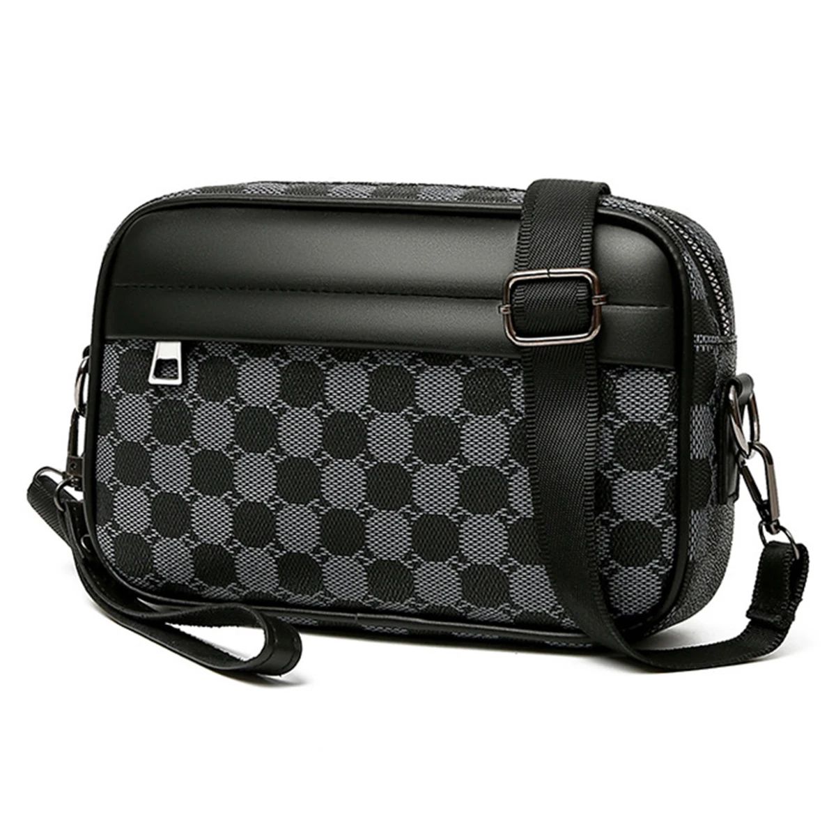 PU Leather Mens Waist Crossbody Bag