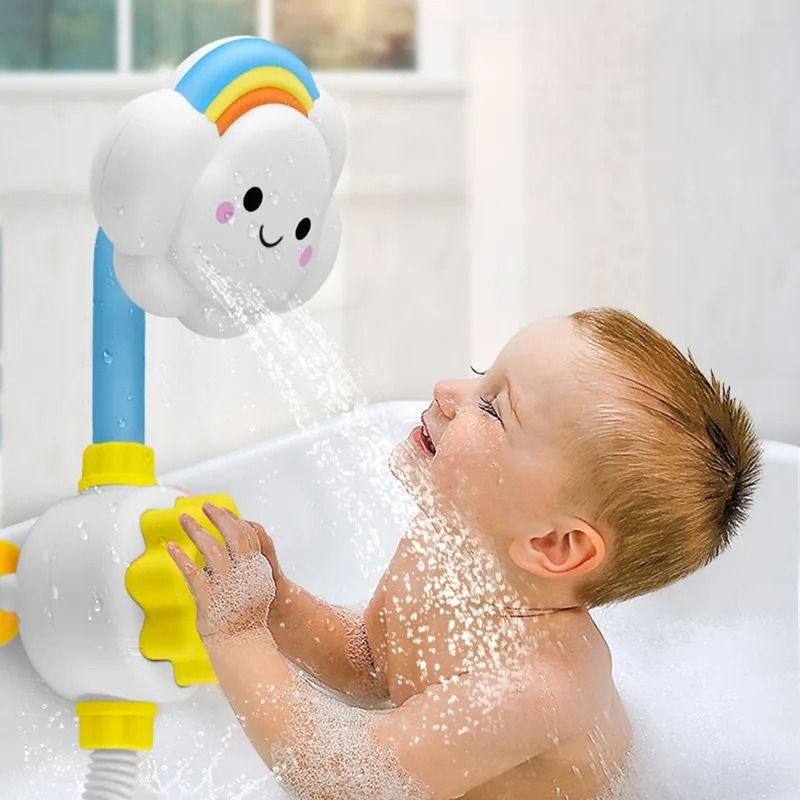 Baby Monkey Shower Bath Toy Sprinkler Educational Water Play Toy