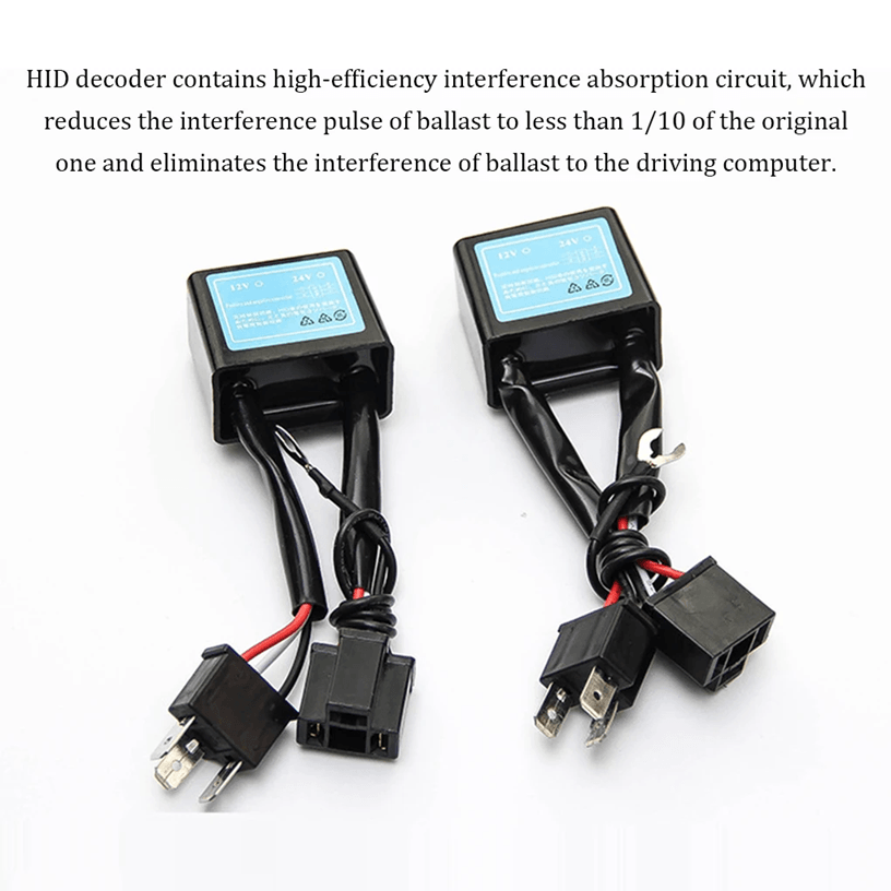 H4 Reversed Polarity Converter Headlight Wiring Adapter 2 Piece Set