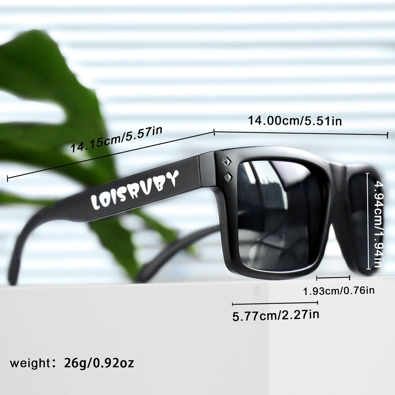 Candy Color Square Sunglasses With UV Protection