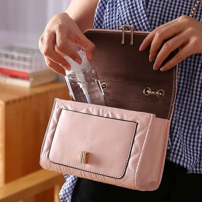 Refillable Press Pump Dispenser Bottle Set