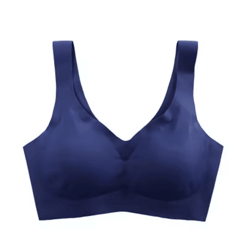 Seamless Ice Silk Wireless Push Up Bra with Removable Pads