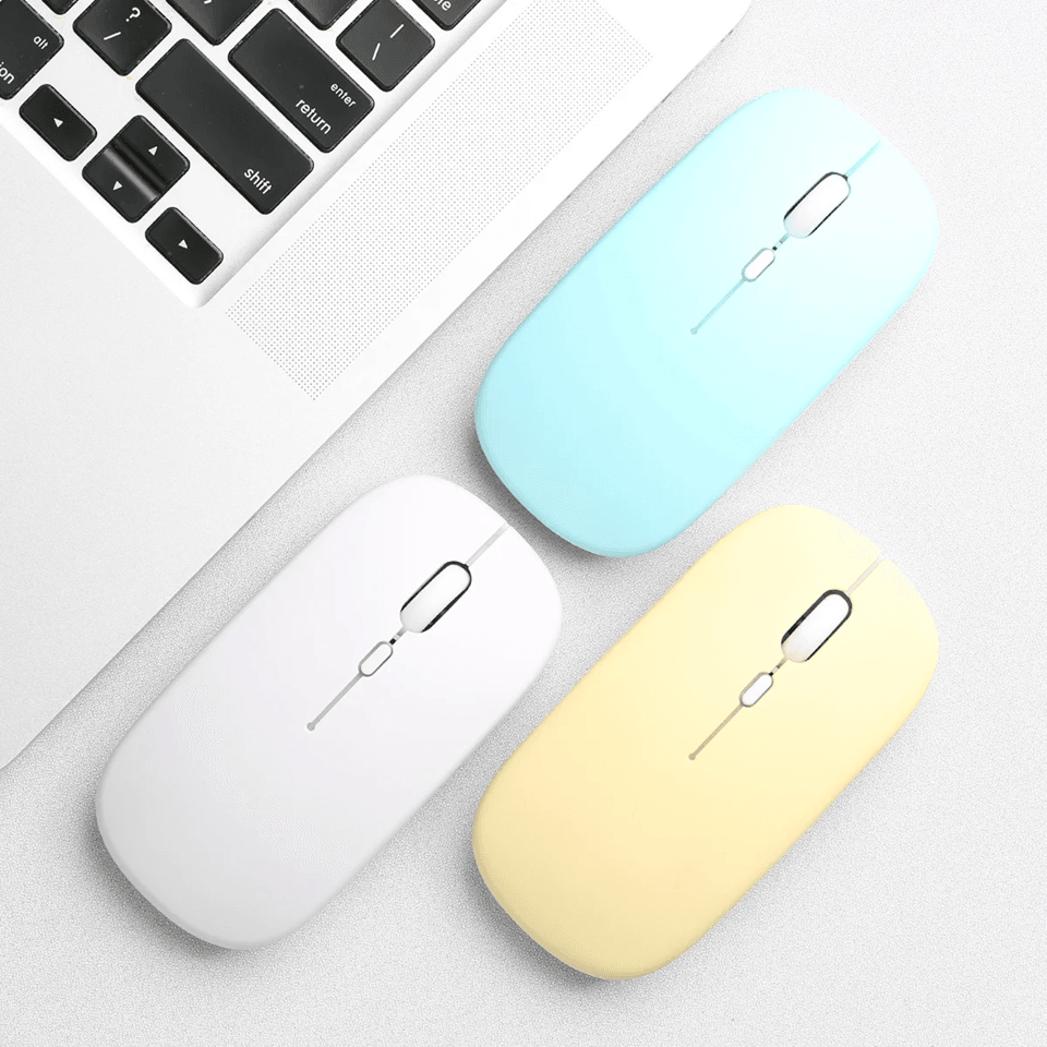 Ergonomic Wireless Bluetooth Mouse for Laptop Tablet and Phone