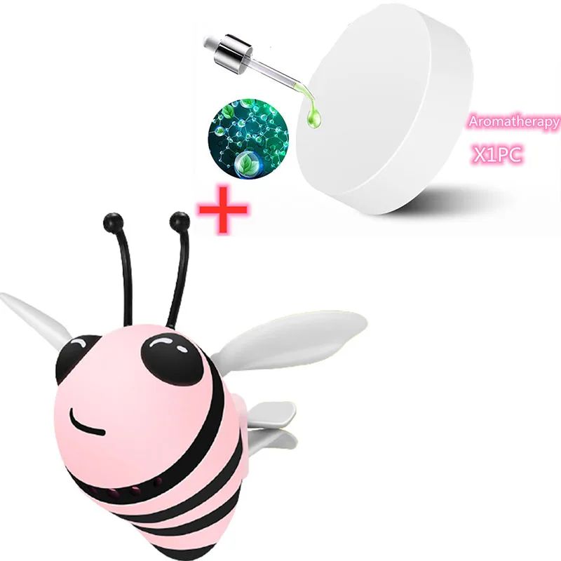 Bee Car Air Freshener Vent Clip – Cute Auto Diffuser with Long-Lasting Fragrance