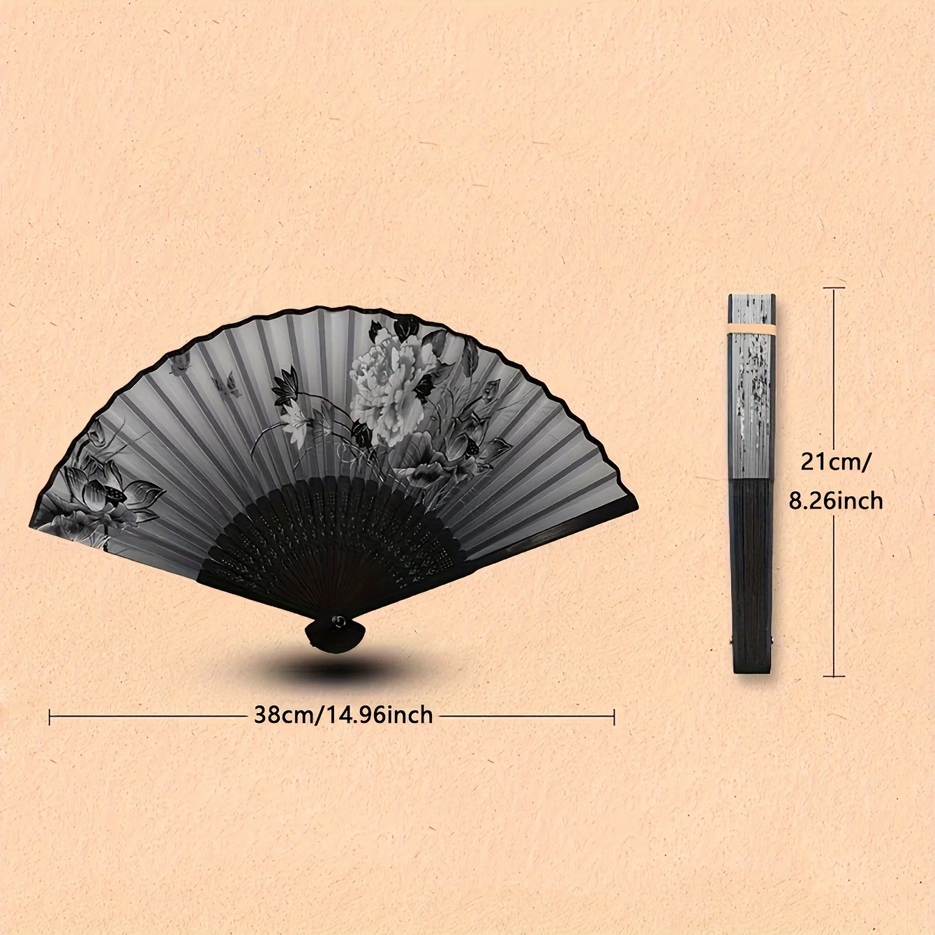 Multi-Colored Hand Folding Fan, Bamboo Folding Fan for Wedding, Church Gifts, Party Discount Decor