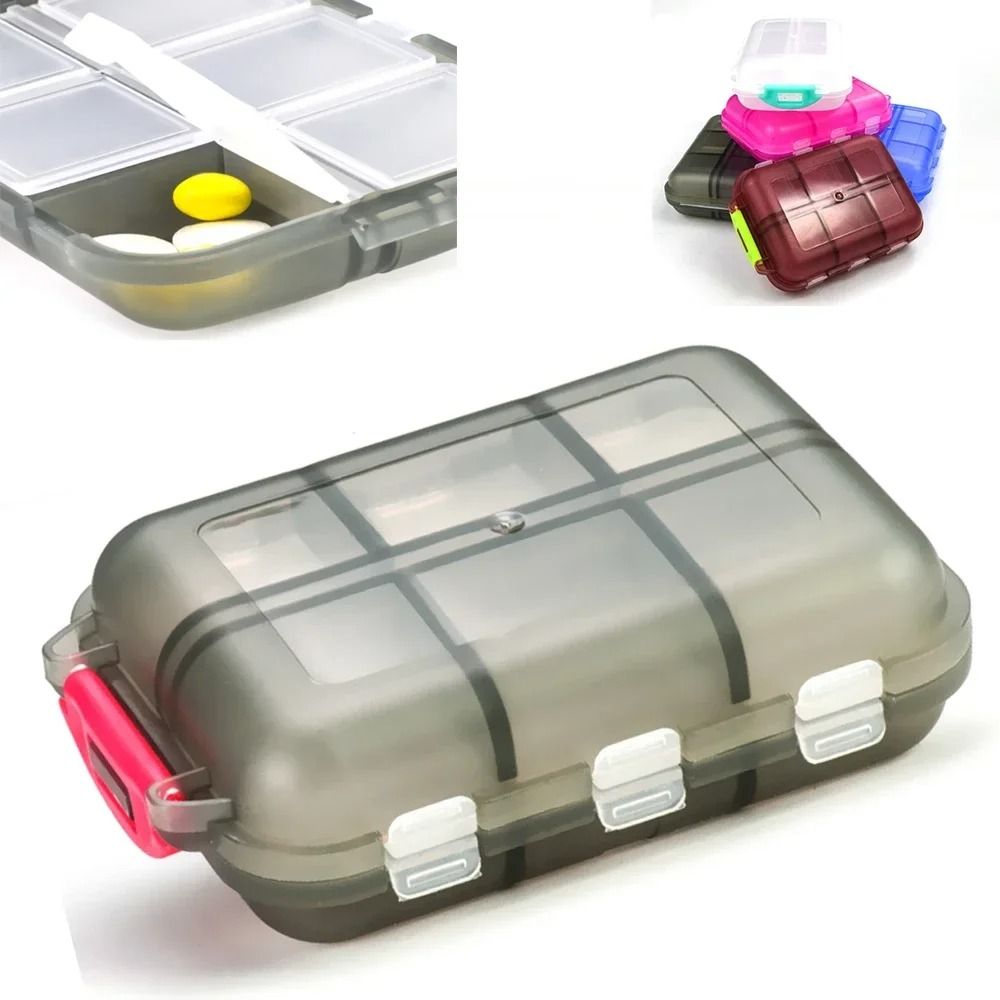 Professional Portable Folding Pill Organizer Case
