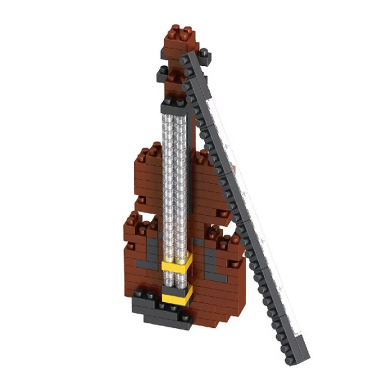 Mini Musical Instrument Building Bricks Set – Piano and Guitar Series