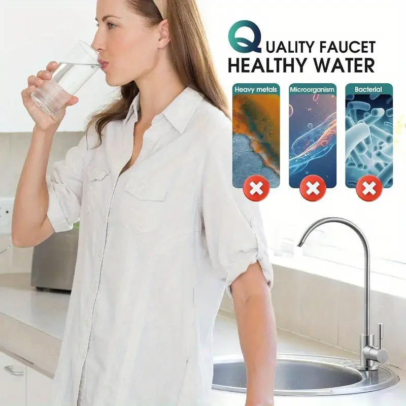 Stainless Steel Water Filter Faucet for Kitchen Sink Reverse Osmosis Drinking Water Tap