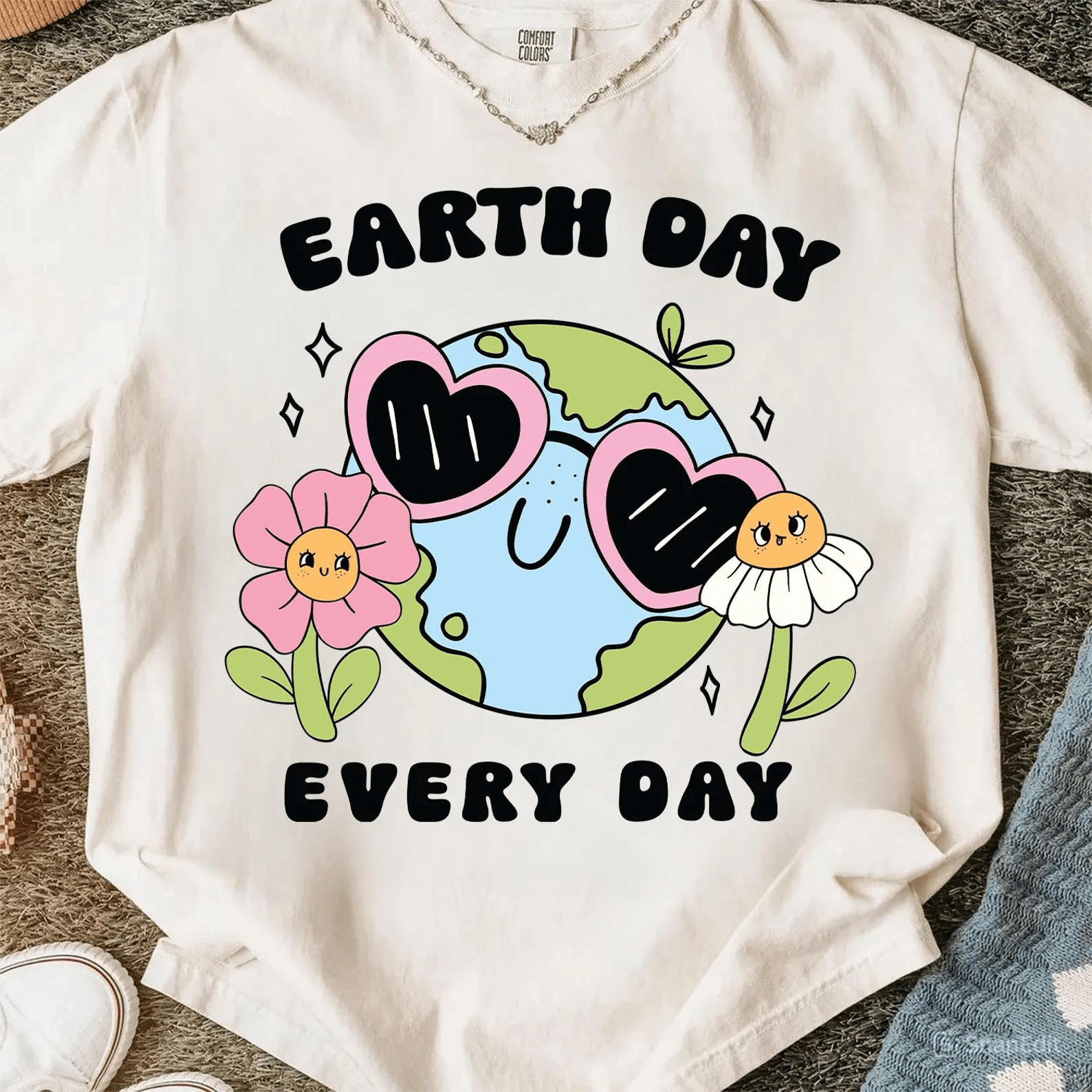 Earth Day Every Day PNG Eco Quote Earth Day PNG Digital Download Save The Planet Design