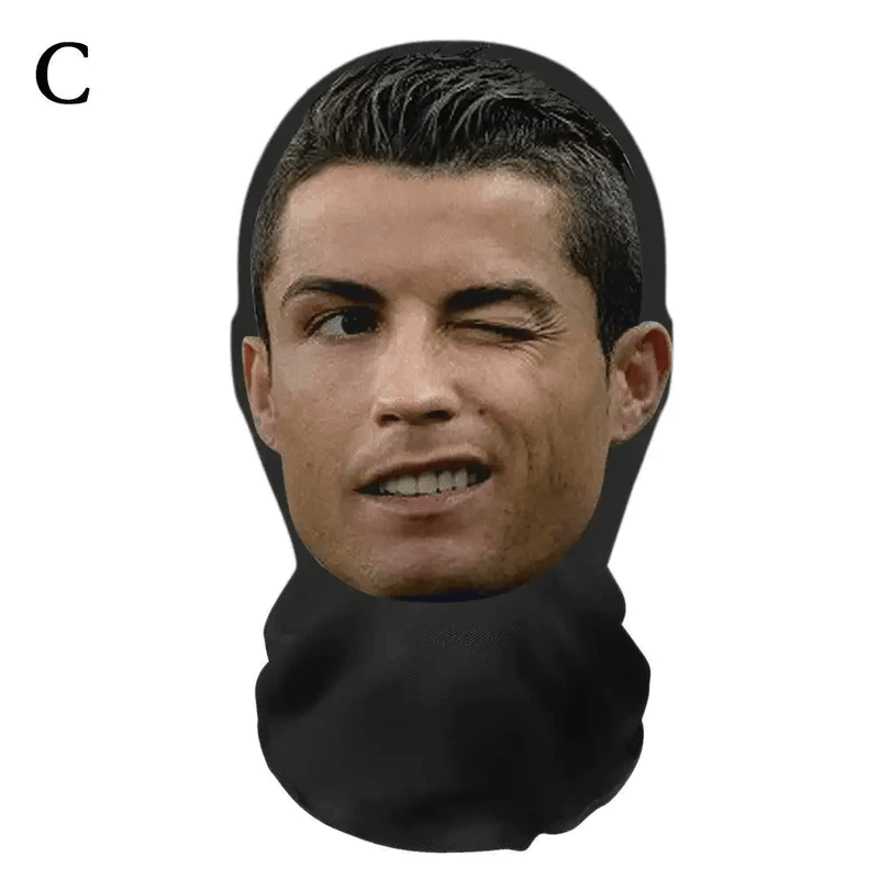 Seamless Funny Face Mask for Costume, Cosplay, Parties, and Sun Protection Use