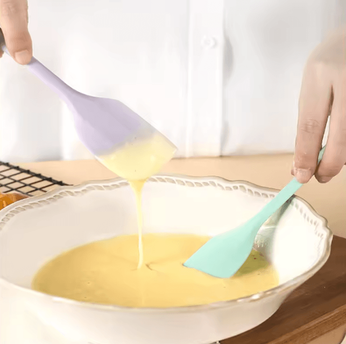 Heat-Resistant Silicone Cream Spatula – Non-Stick Butter & Baking Scraper Tool