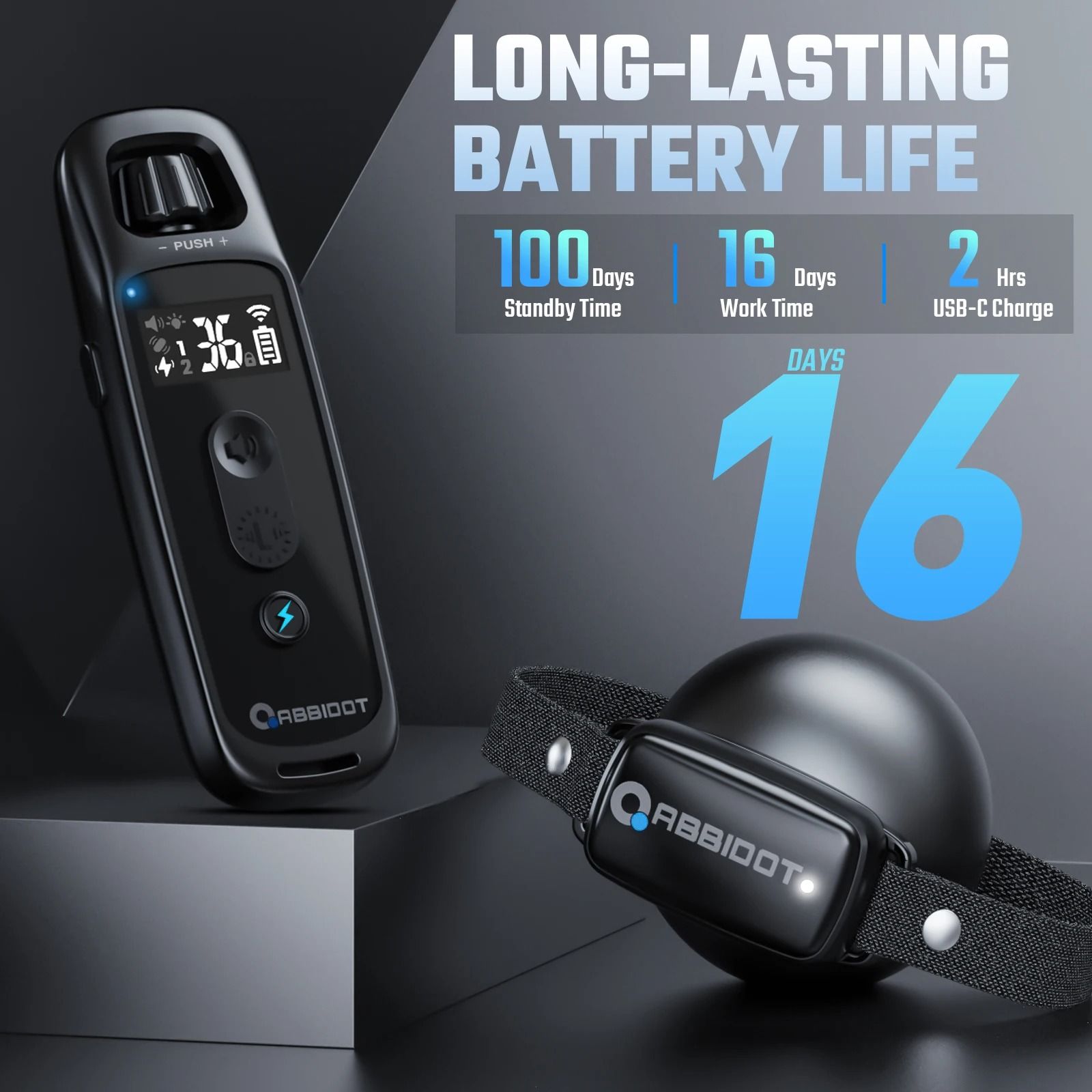 Smart Remote Dog Training Collar with Long Range Control