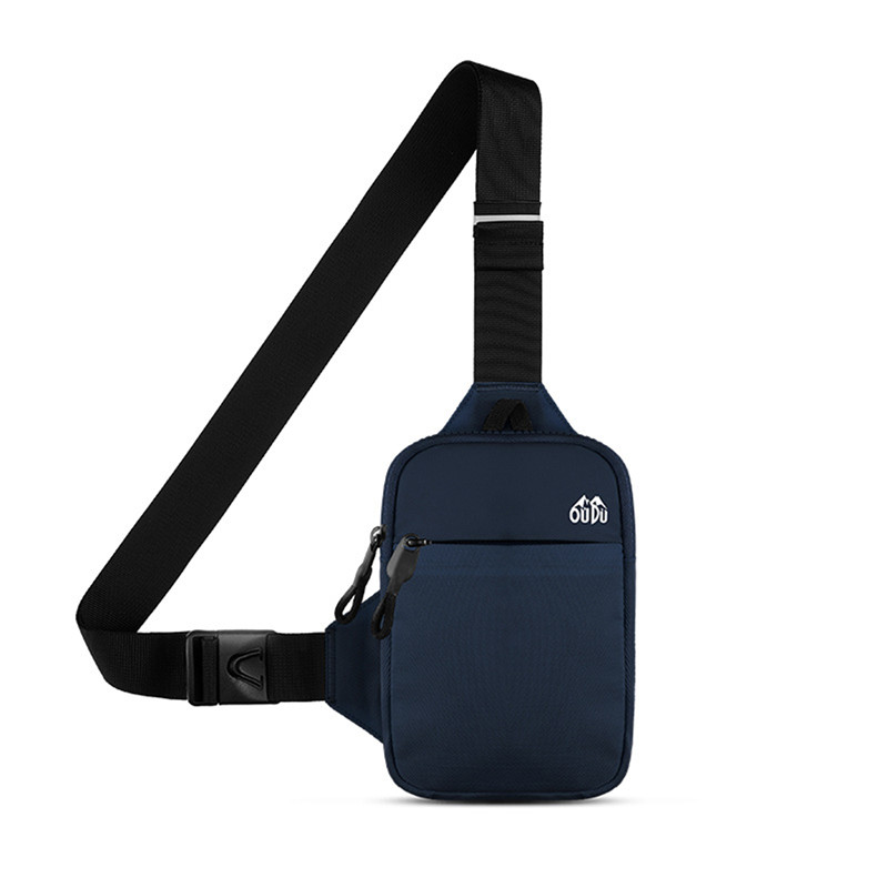 Mens Waterproof Chest & Crossbody Shoulder Bag with Phone Pouch