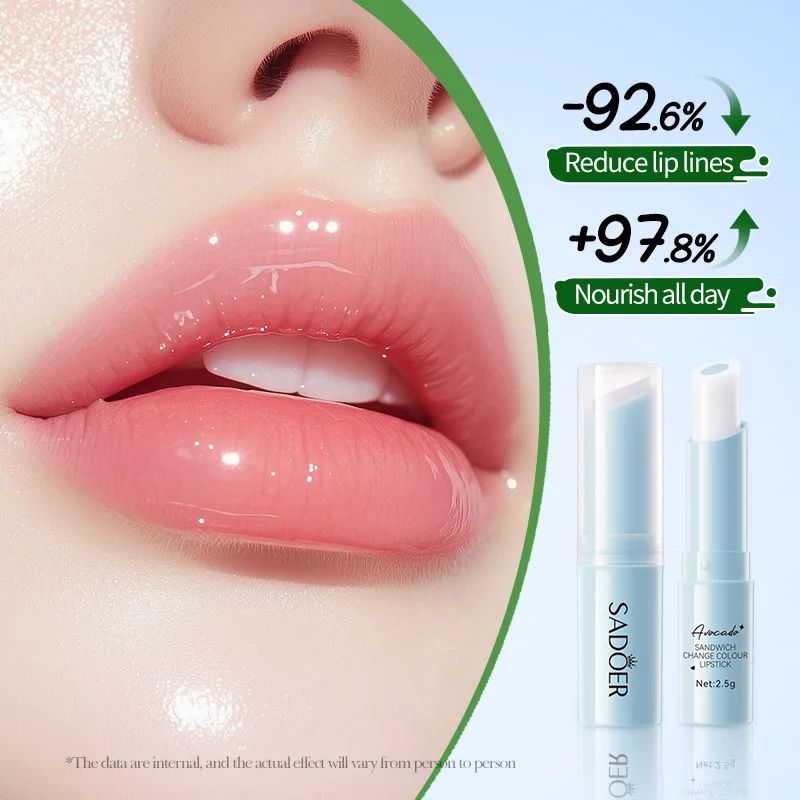 Strawberry Color Changing Lipstick Moisturizing Fruit Lip Balm Tint