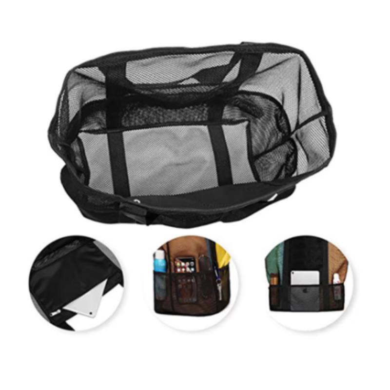 Breathable Mesh Beach Bag Large Beach Tote for Pool Travel and Gym
