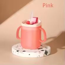 3-in-1 Kids Learning Cup with Straw, Sippy Lid, and Open Top