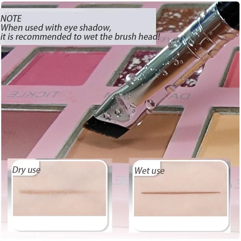 Ultra Thin Angled Eyeliner Brush Precision Detail Makeup Tool