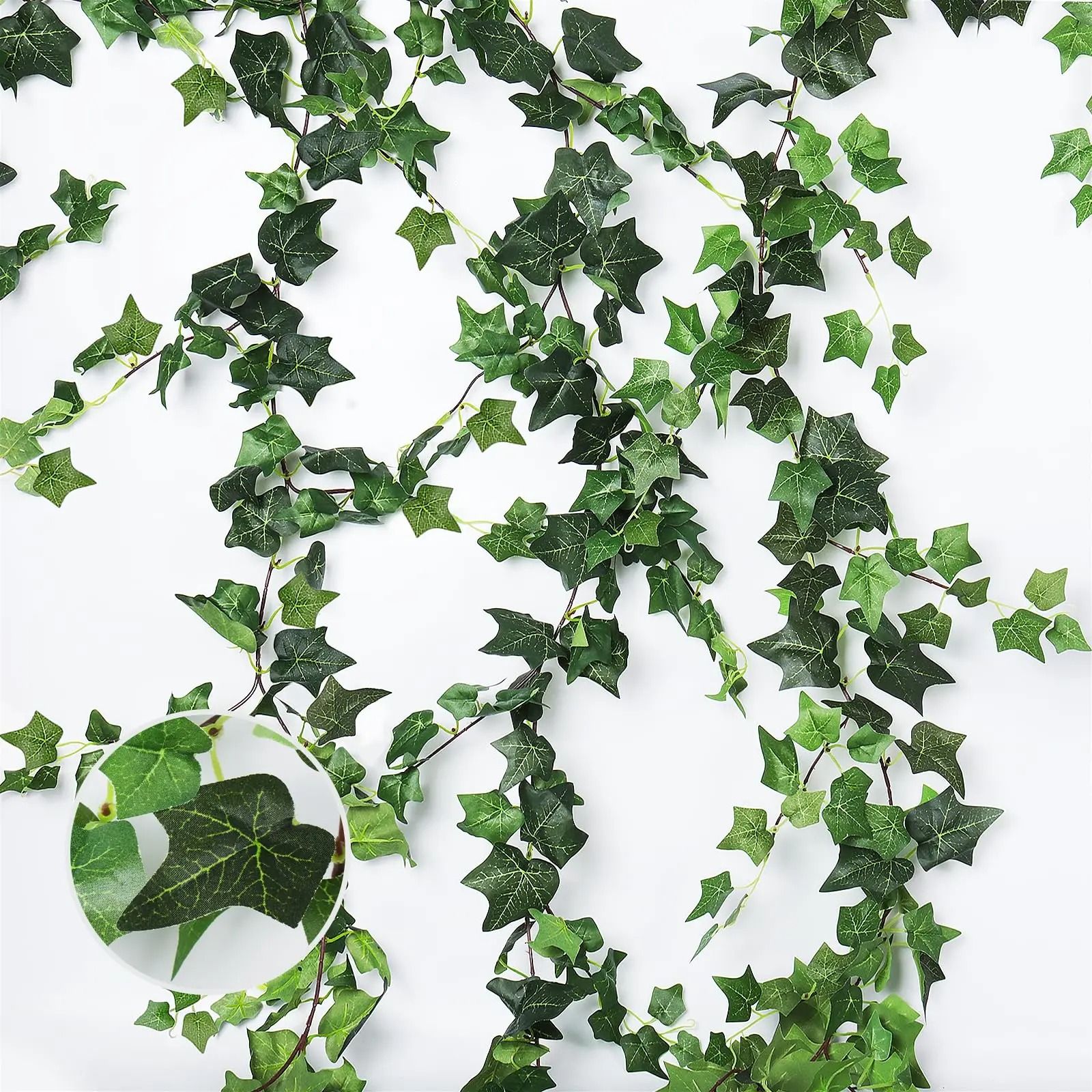 Artificial Ivy Vines Garland – High-Definition Vertical Botanical Sculpture
