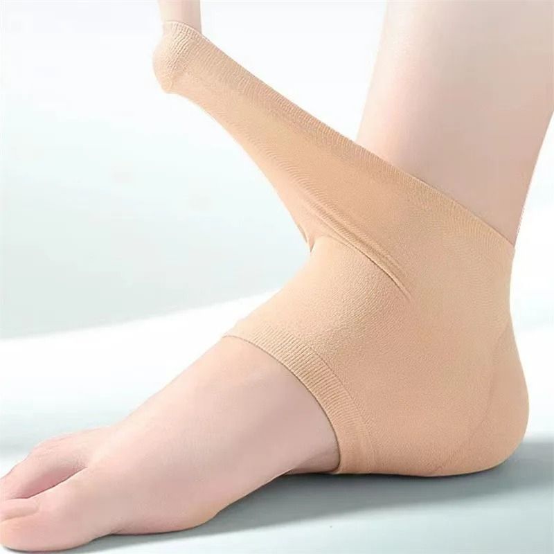 Heel Protection Socks Silicone Moisturizing Anti Crack Sleeves for Pain Relief and Foot Care
