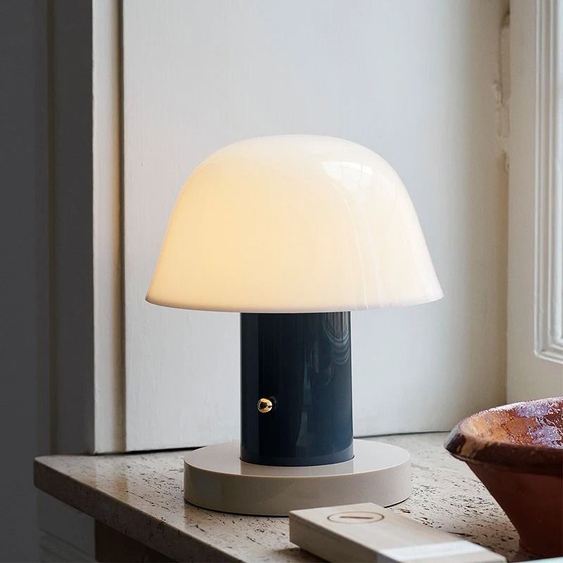 Mushroom Table Lamp USB Rechargeable Every Night Desk Light