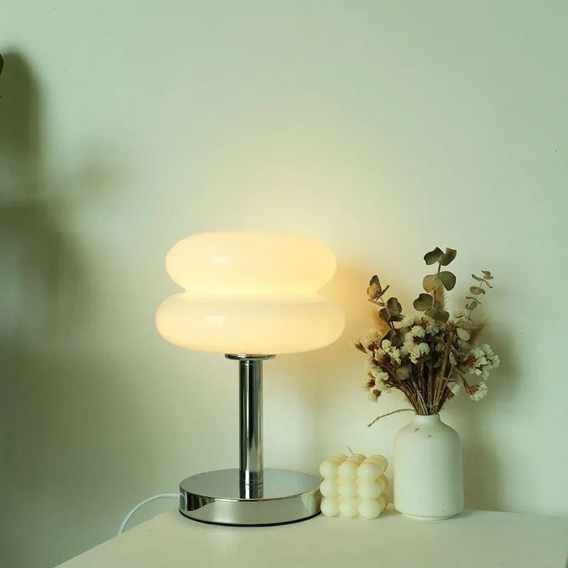 Tri-Color Dimmable Glass Atmosphere Table Lamp