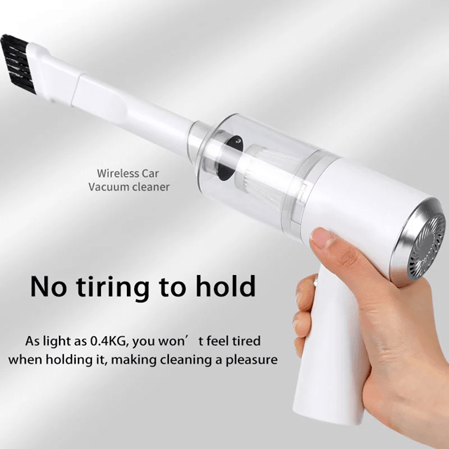 CleanJet Mini Car Vacuum Cleaner Wireless Handheld Wet and Dry Vacuum