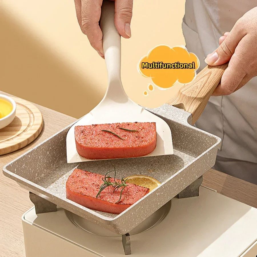 Food-Grade Silicone Heat-Resistant Spatula – Non-Stick Wide Blade Kitchen Turner