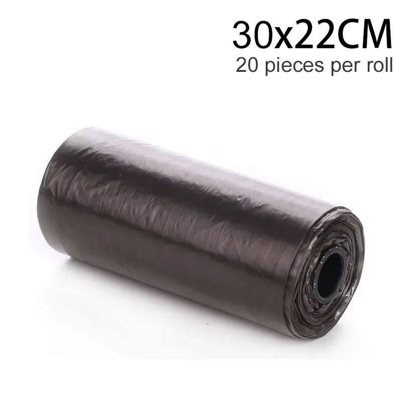 Leak-Proof Car Trash Can with Lid Mini Garbage Bin and 300 Bags