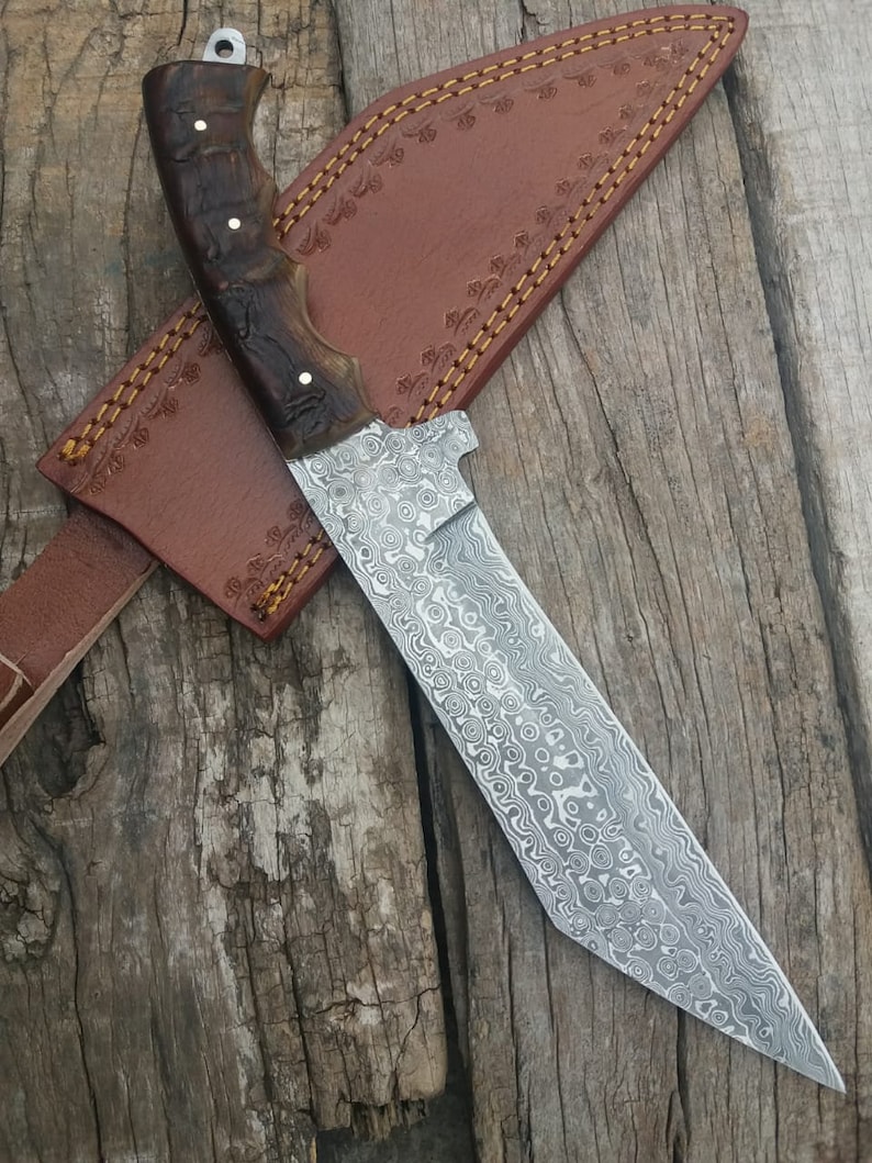 Viking Seax, Handmade high Carbon Damascus Steel
