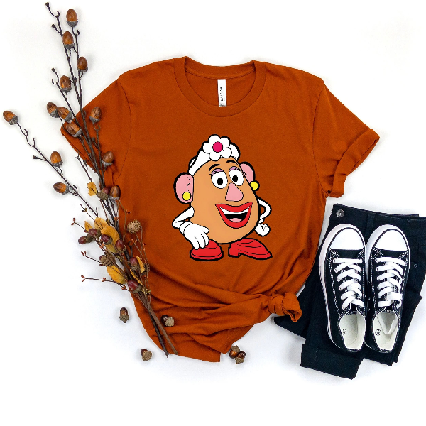 Mr Potato And Mrs Potato Head Shirt, Thankgiving Couple Turkey Shirt, Halloween Shirt,Personalized Custom Thanksgiving