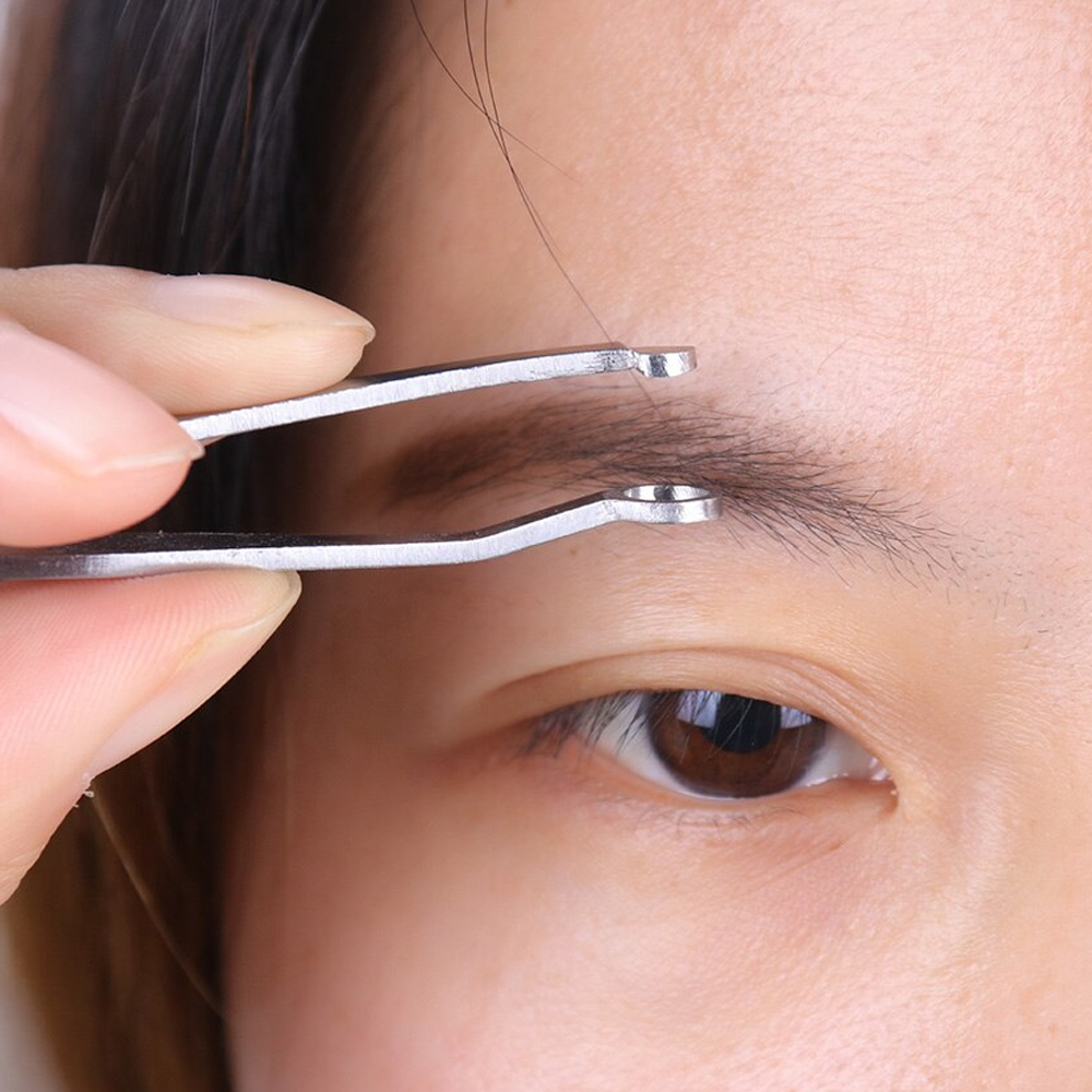 Multifunction Round-Tipped Nose Hair Trimming Tweezers