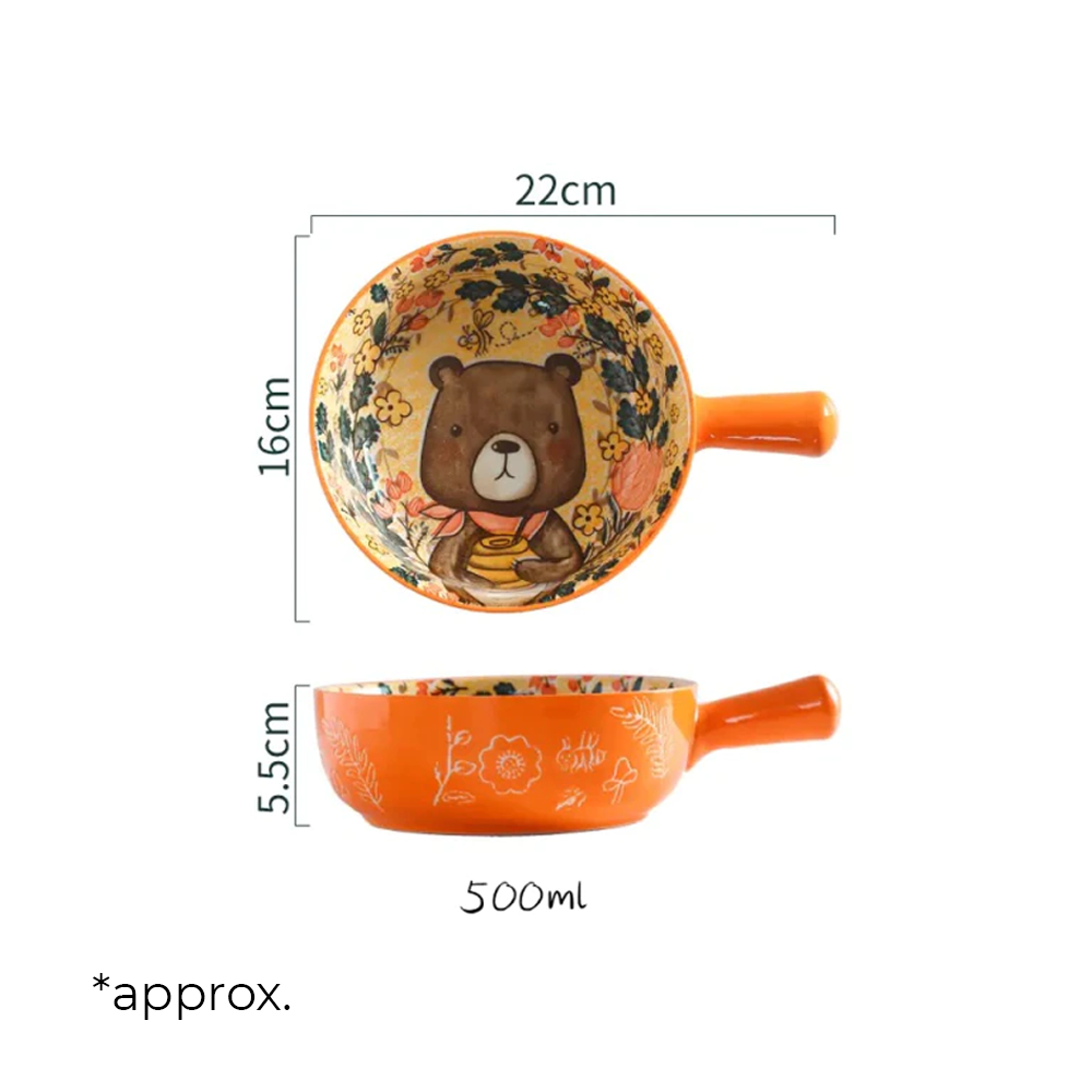 Single Handle Baking Bowl
