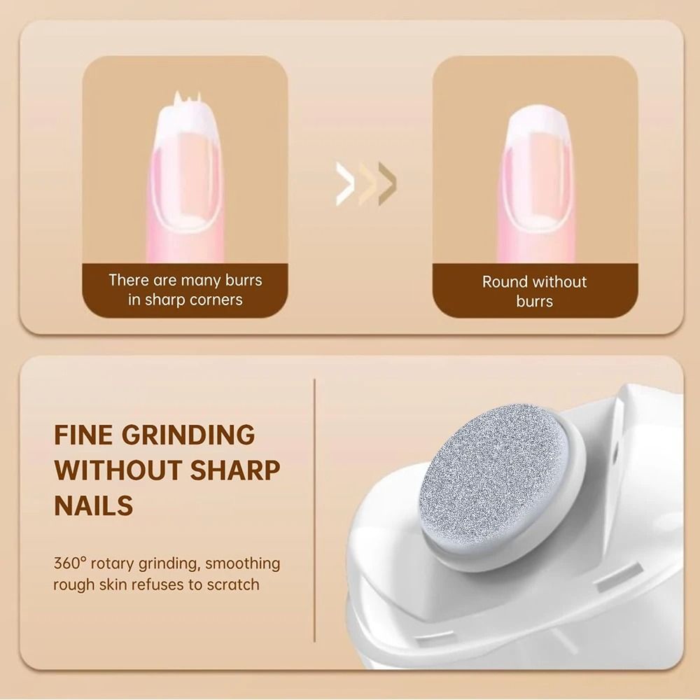2-in-1 Precision Electric Nail Clipper | Automatic Trimmer with LED Guide