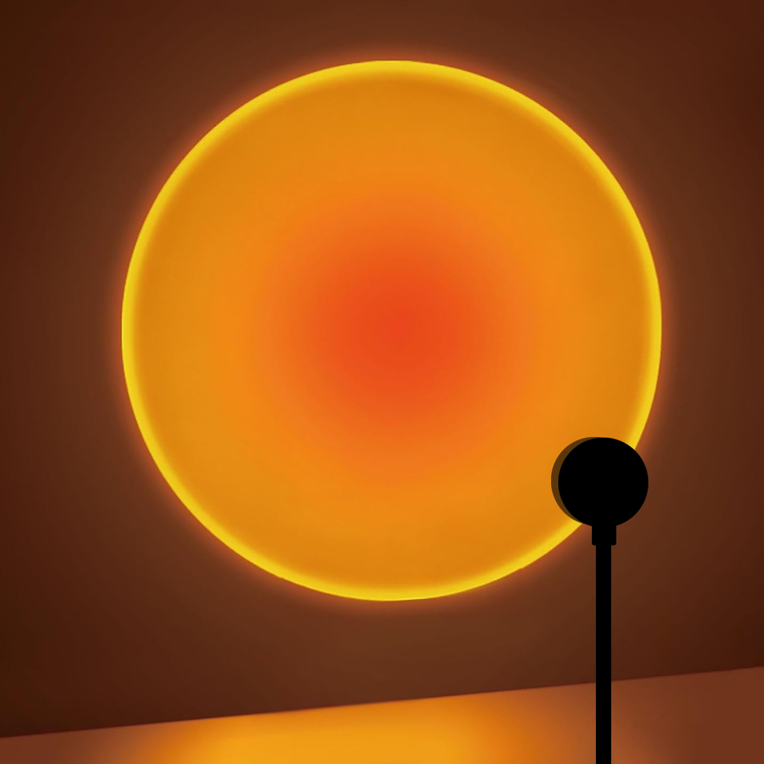 Sunset Projection Lamp USB Rotatable Bedroom Mood Light