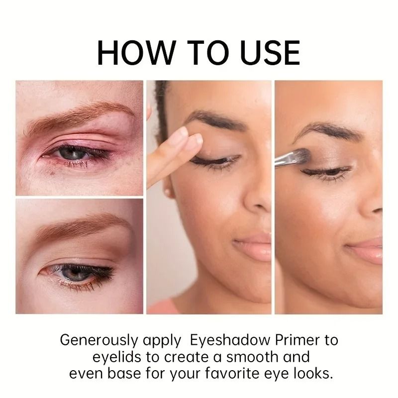 Long-Lasting Eye Primer & Concealer Cream – High-Gloss Perfection & Flawless Coverage