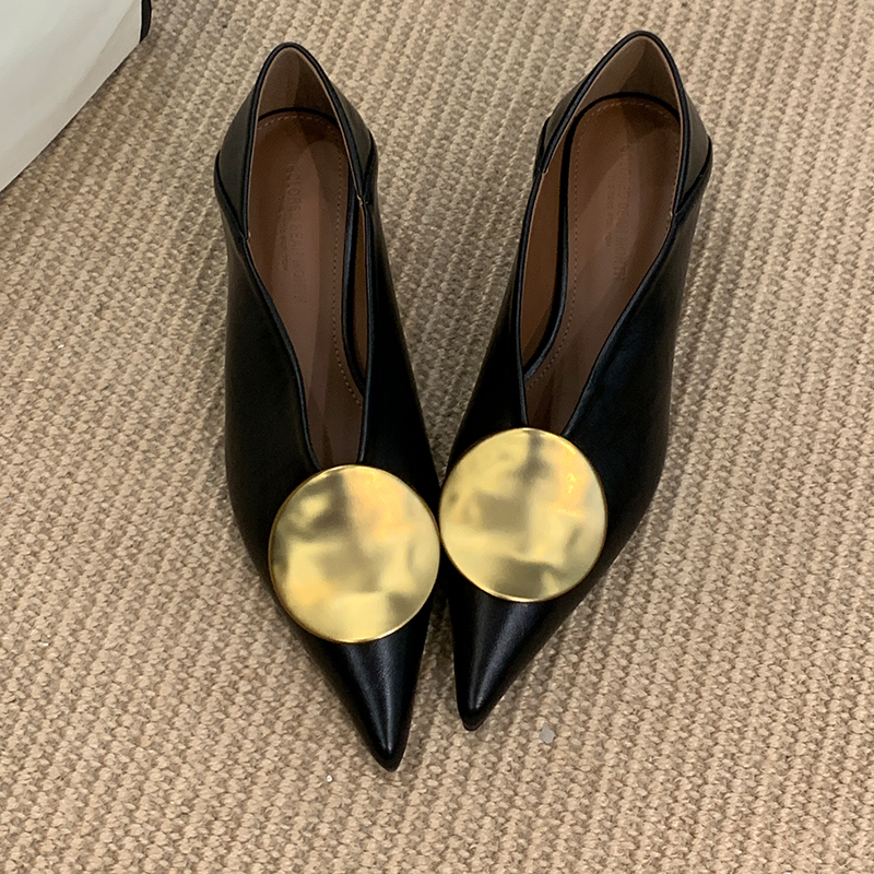 Designer Luxury Women Heeled Shoes, Sexy Pumps with Pointed Toe, Low Heels Summer Fashion Elegant