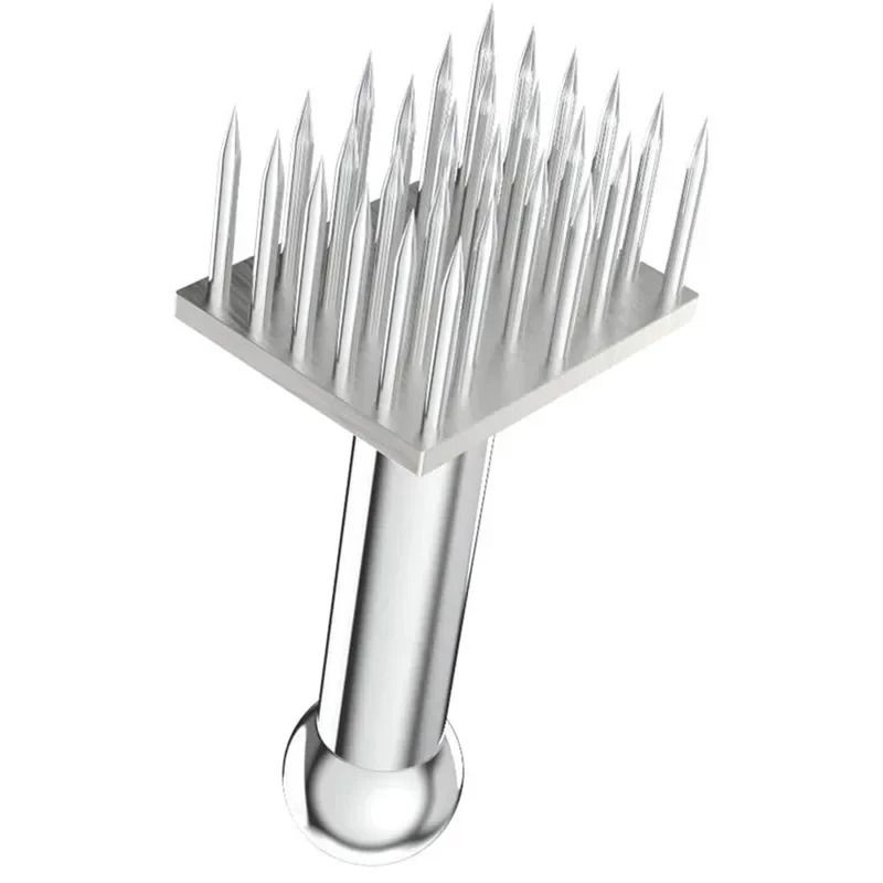 Stainless Steel Meat Tenderizer Needle With Wooden Handle