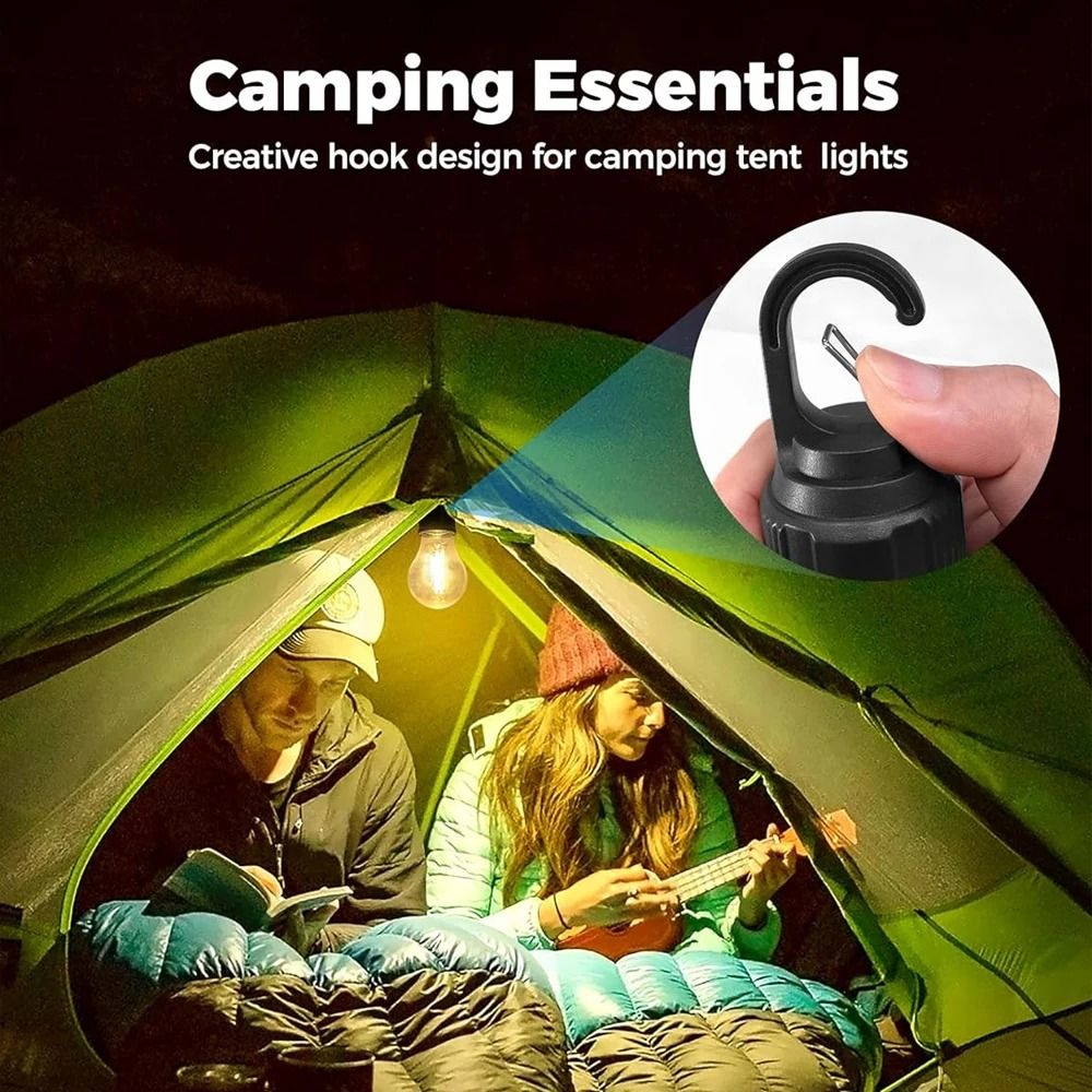 Portable Hanging LED Camping Lantern – USB Rechargeable Outdoor Emergency Light