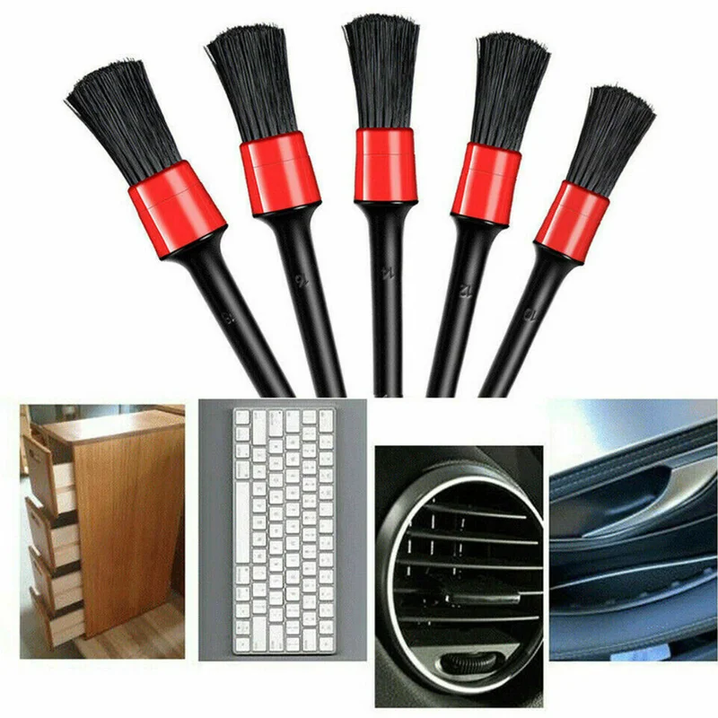 Car Detailing Brush Set for Dashboard Air Outlet Wheel Cleaning Brushes