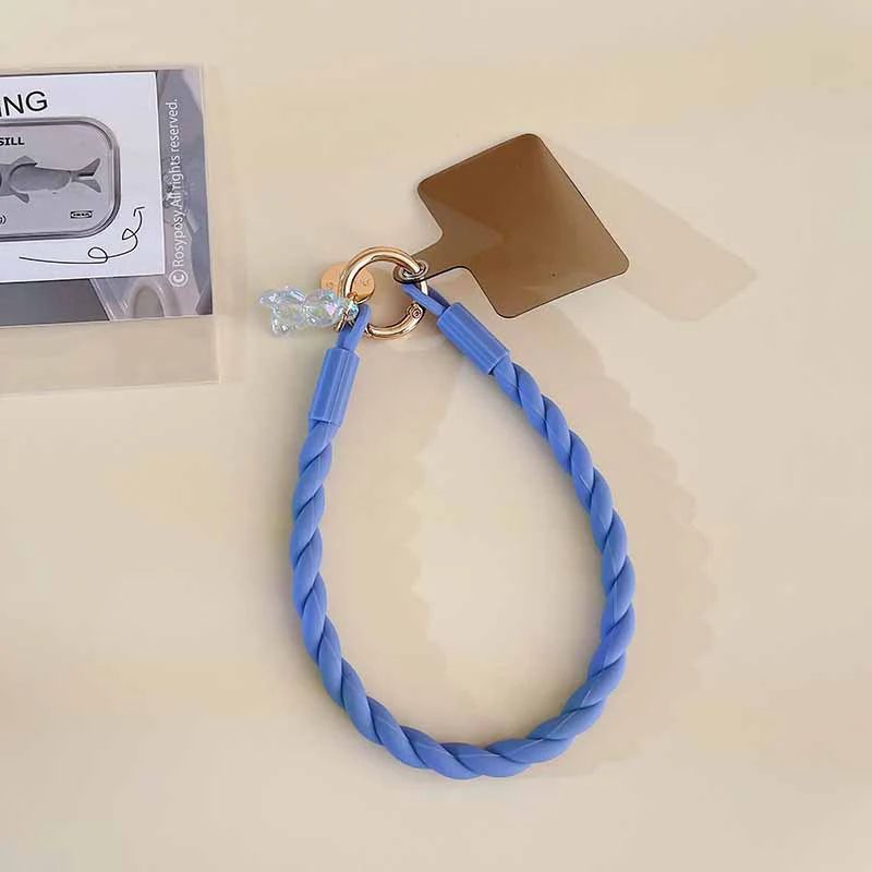 Cute Luminous Bear Phone Strap Long Lanyard Silicone Pendant
