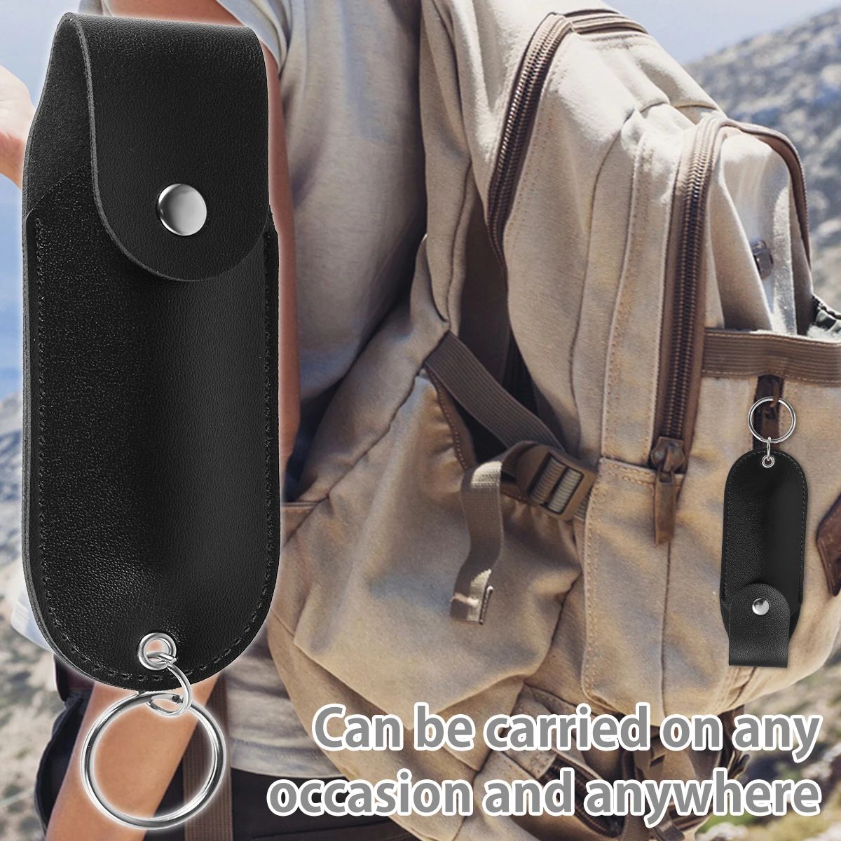 SecureCarry Pepper Spray Holster Keychain Holder for Quick Access