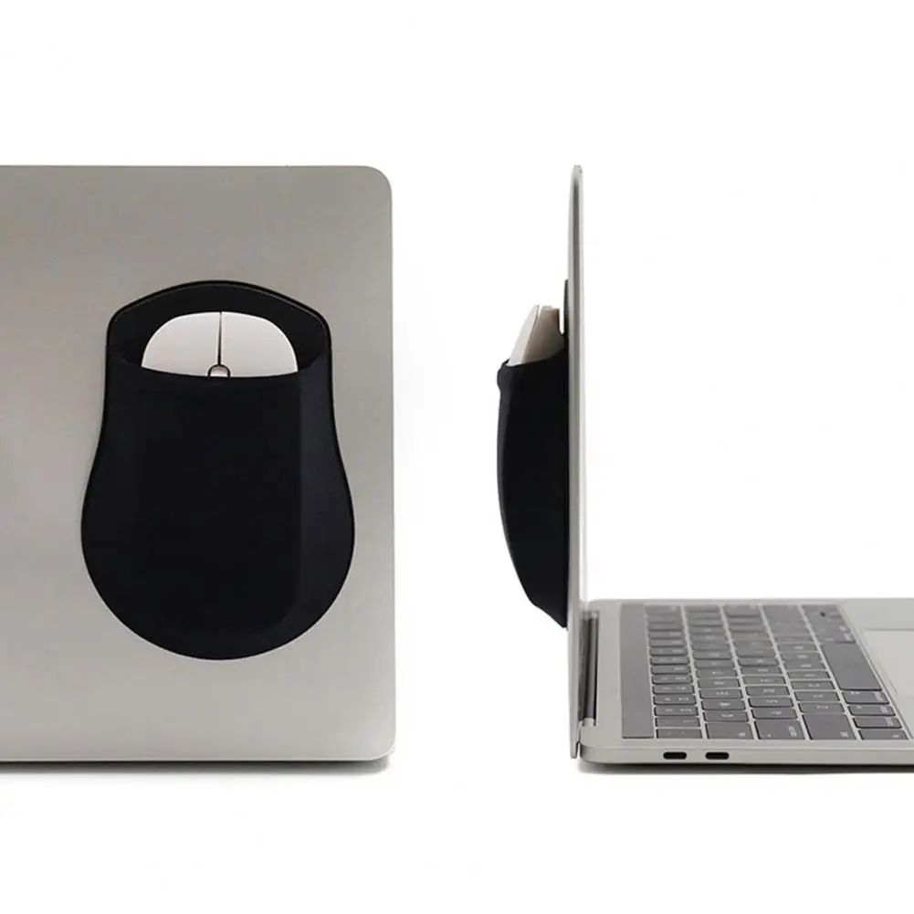 Slim Self Adhesive Mouse Holder Pouch