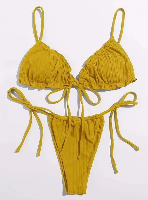 Womens Push Up Bikini Set Bandage Swimwear Two Piece Bathing Suit