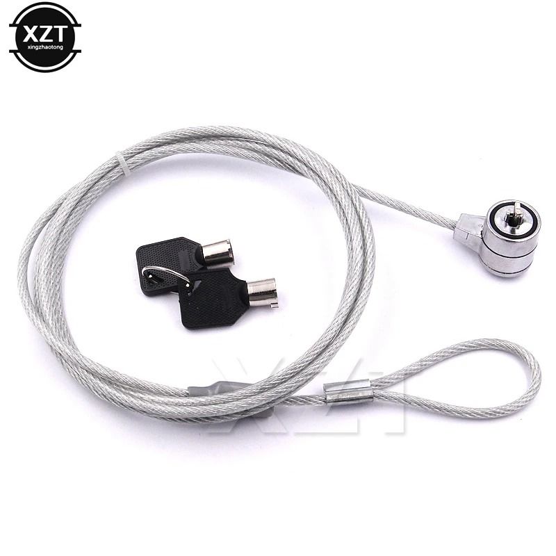 Universal Laptop Security Lock Cable Anti Theft Notebook Lock with Key